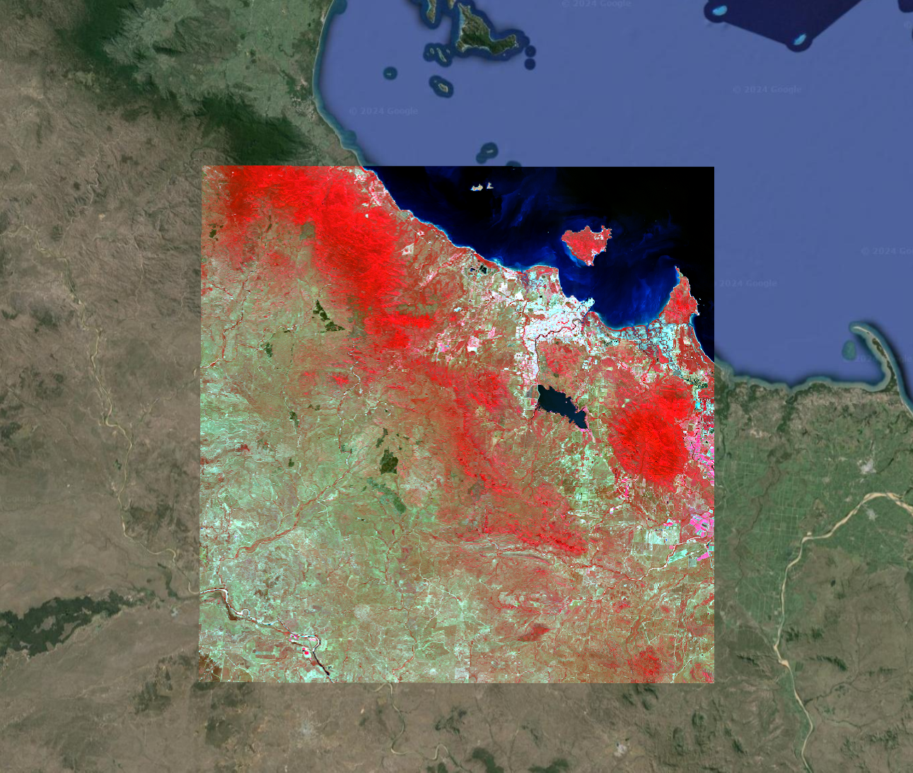 Spatial Satelite Map